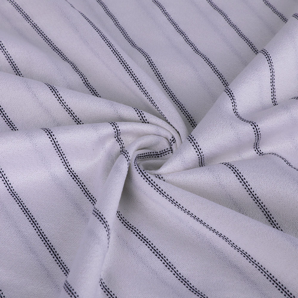 Zavesené vlákno Jacquard Microtexture Luxusné bavlnené hodvábne pletená dáma látka