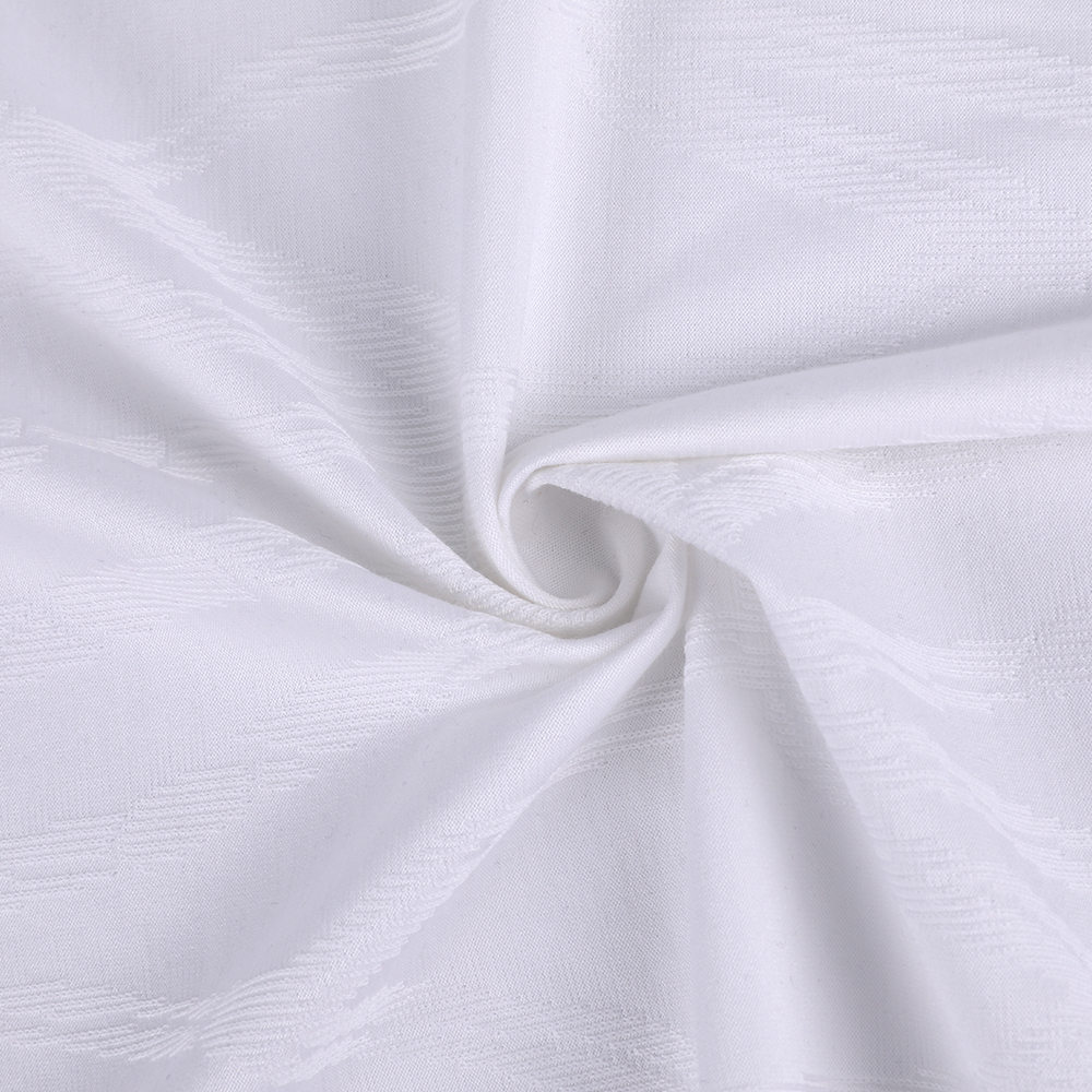 Jacquard Move Circle Luxusné bavlnené hodvábne spandex pletená dáma látka