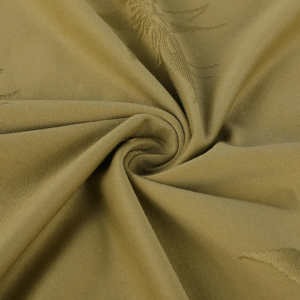 Jednoduchá starostlivosť o prenos single Jacquard Loop Prenos pohodlný 10/90 Mulberry hodvábna bavlnená tkanina