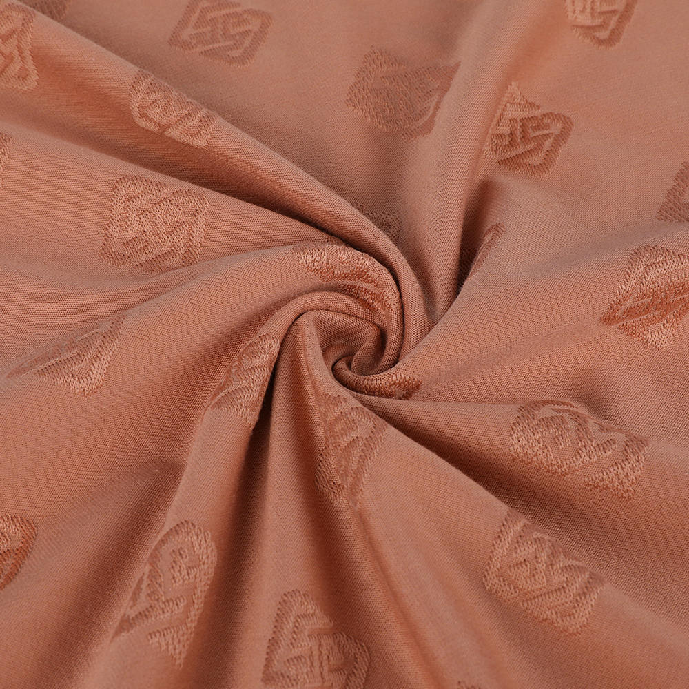 Ekologický prenos prenosu Jacquard Loop 10/90 Mulberry hodvábna bavlnená tkanina